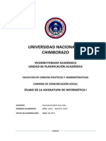 Silabo Informatica Primer Semestre Comunicacion