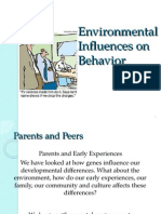 Environmental Influences On Behavior