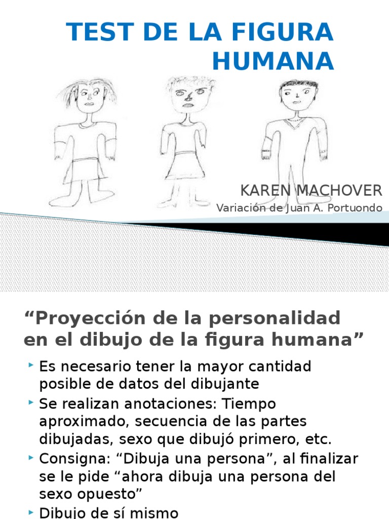 Test de La Figura Humana | PDF | Depresión (estado de ánimo) | Masturbación