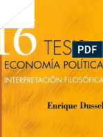 16 Tesis de Economía Política por Enrique Dussel