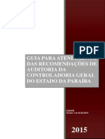 Guia para Atendimento Das Recomendações de Auditoria Da CGE