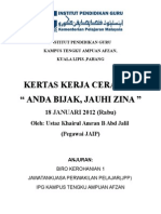 Kertas Kerja Anda Bijak Jauhi Zina