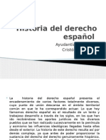 Historia Del Derecho Español