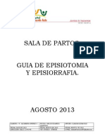 Guia de Episiotomia y Episiorrafia 2013