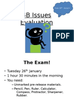 Exam 26th January