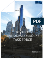 Central Park Sunshine Report