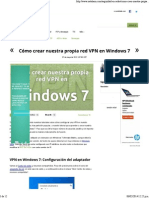 Cómo Crear Nuestra Propia Red VPN en Windows 7