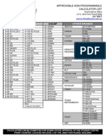 Approvable Non-Programmable Calculator List_2014