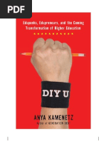 Download DIY U  Edupunks Edupreneurs and the Coming Transformation of Higher Education by Chelsea Green Publishing SN26577966 doc pdf