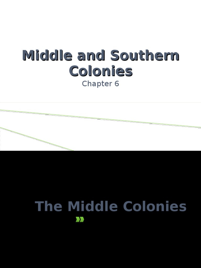 Economic Activities of the Middle Colonies | PDF | Slavery In The ...