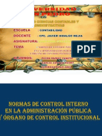 Normas de Control Interno