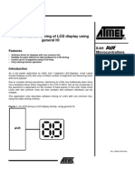 AVR241: Direct Driving of LCD Display Using General IO 8-Bit Microcontrollers Application Note