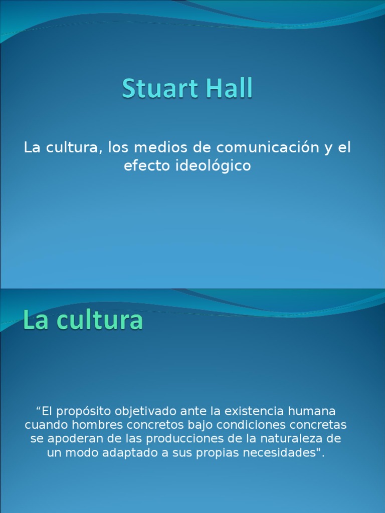 Stuart Hall La Cultura PDF