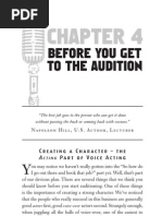 Voice-Over Voice Actor: Chapter 4 Before You Get To The Audition (Includes Warm-Up)