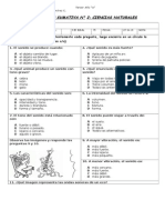 EVALUACIÓN SUMATIVA Ciencias Sonido