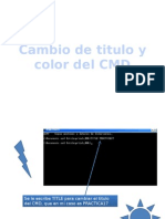 Cambio de Titulo y Color Del CMD
