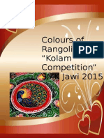 Colours of Rangoli "Kolam Competition" SMK Jawi 2015