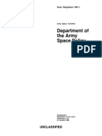 Department of The Army Space Policy: Unclassified
