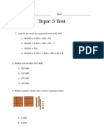 Topic 3 Test: How Do You Write The Expanded Form of 92,354?