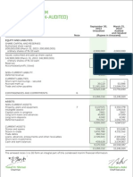 4 Balance Sheet