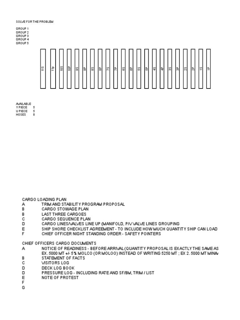 Cargo Loading and Stowage Plan Guide | PDF