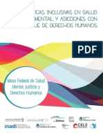 Prácticas Inclusivas en Salud Mental y Adicciones Con Enfoque en Derechos Humanos