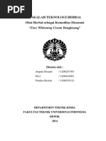 Download Makalah Whitening Cream by Sirly Eka SN265819037 doc pdf