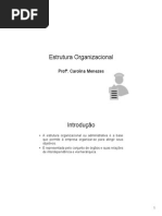 Aula 3 - Estrutura Organizacional
