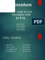 Code of Civil Procedure 1908