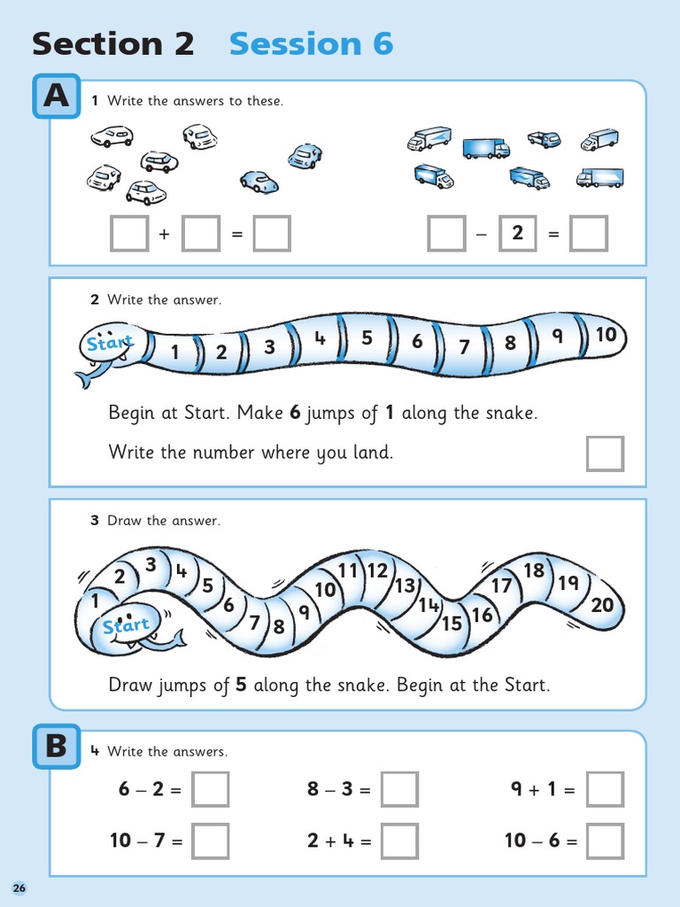 Math Exercises for Young Learners | PDF