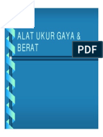 Alat Ukur Gaya & Berat