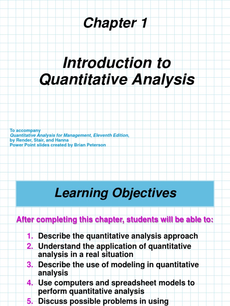 chapter 1 quantitative research format