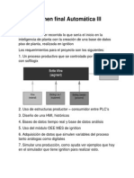 Examen Final Automática III