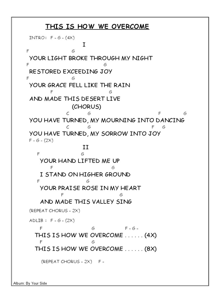 This Is How We Overcome Hillsong this is how we overcome hillsong