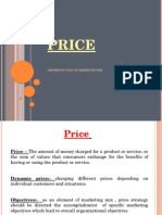 Price: AN Important Tool of Marketing Mix