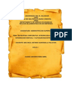 8.AD. Superior Grupo 8 Estrategias Corporativas Integracion Horizontal Integracion Vertical y Outsourcing Estrategico