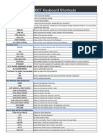 Microsoft Word 2007 Keyboard Shortcuts