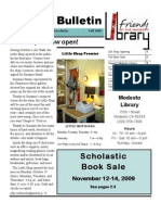 Friends of The Modesto Library Fall 2009 Newsletter