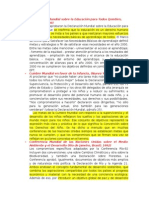 Conferencia Mundial Sobre La Educación para Todos