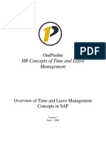 Conceptual documents of Time Leave Management; Ref Doc - Purdue
