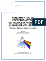 Fundamentos de Espectrometría Ultravioleta y Curva de Calibrado