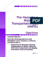 The Hazardous Materials Transportation Act (HMTA)