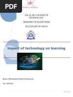 Impact of Technology On Learning