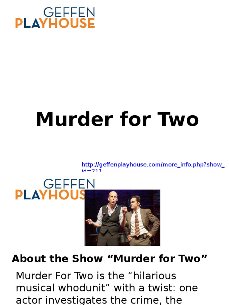 Murder For Two Pdf