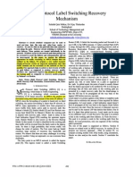 Multi Protocol Label Switching Recovery Mechanism