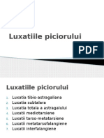 Luxatiile Piciorului