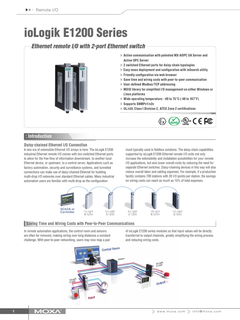 IoLogik E1200 Series | Network Topology | Bipolar Junction Transistor
