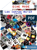 Depeche Mode Las Letras 8113 - Martin L Gore