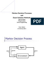 Markov Decision Processes and Exact Solution Methods