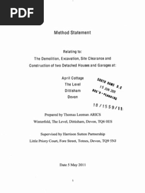 Buildings Works Construction Methodology